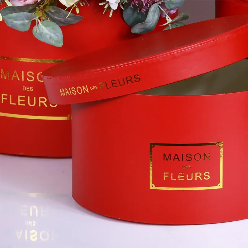 Tragbarer runder Blumenkasten rot1.webp