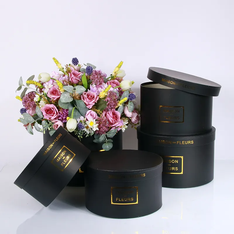 Premium Round Floral Gift Box